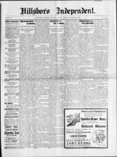 Hillsboro independent. (Hillsboro, Washington County, Or.) 189?-1932